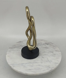 Escultura de metal hecha a mano elegante y moderna para decoración del hogar para ocasiones de cumpleaños - Product Image 3