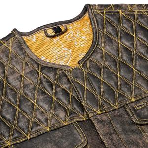 Chaleco de Motocross Unisex de Talla Grande, OEM, Cortavientos, Protección Corporal, Impermeable, para Motociclismo y Equitación, de Cuero - Product Image 4