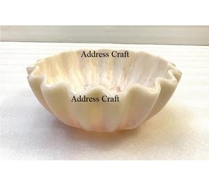 Cuenco de resina pulida para servir, último diseño, patrón de flores, cuenco de resina, hogar, boda, frutero decorativo, vajilla, utensilios de cocina - Product Image 3