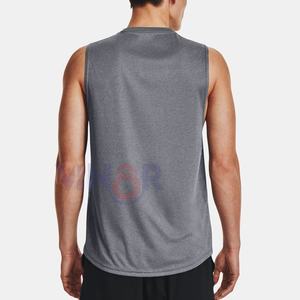 Tank Tops <b>Men</b> 100% Cotton Solid <b>Vest</b> Male Breathable Sleeveless Tops Slim Casual <b>Gym</b> Running Comfortable Undershirt Tank Top - Product Image 3