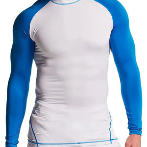 MMA Rash Guard pour hommes Sublimation Compression Shirt Conçu pour le Jiu Jitsu brésilien Fitness Wear Personnalisable - Product Image 5