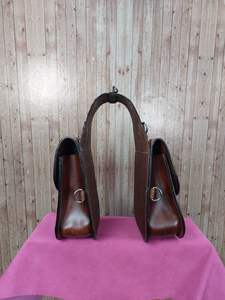 Sac de selle de cheval occidental traditionnel robuste en cuir véritable pour selle de cheval - Product Image 2