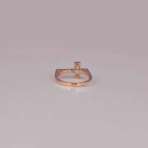 Bague de fiançailles en diamant de laboratoire rond de meilleure conception en or jaune/blanc 10/14/18 carats, cadeau de bijouterie fine pour femme - Product Image 5