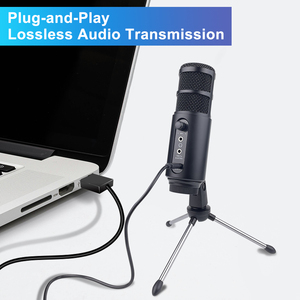MY MIC W118 Micrófono USB dinámico portátil Equipo <span class=keywords><strong>de</strong></span> podcast <span class=keywords><strong>de</strong></span> <span class=keywords><strong>estudio</strong></span> <span class=keywords><strong>de</strong></span> música Escritorio utilizado para transmitir Youtube Grabadora <span class=keywords><strong>de</strong></span> voz - Product Image 5