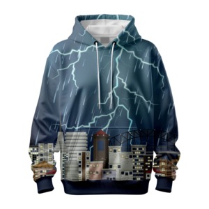 Sudadera con Capucha Unisex con Estampado Completo, de Alta Demanda y Superventas, Sudadera con Capucha Personalizada por Sublimación, Fabricante Mayorista OEM ODM - Product Image 3