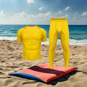 Ensemble de t-shirt et de leggings de compression haute performance – Vêtements de sport respirants, à séchage rapide, offrant un soutien musculaire pour la salle de sport, le yoga, le cyclisme et l'entraînement en plein air - Product Image 6