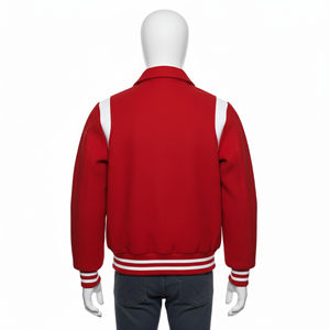 Chaqueta Varsity de Invierno para Hombre con Logotipo Personalizado, Chaqueta Varsity Acolchada Cortavientos de Moda Casual para Exteriores - Product Image 3