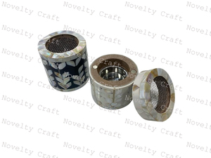 Mini brûleur magnétique pour encens et bakhoor nouveauté artisanat par nacre avec couvercles de sécurité petit porte-encens - Product Image 3