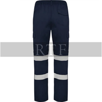 Pantalon de travail professionnel personnalisé, ignifuge, respirant, unisexe, en polyester, pour l'industrie électrique et la sécurité.