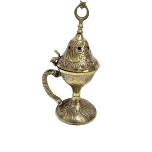 Soporte de quemador de incienso de latón moderno Difusor de aromaterapia terapéutico de inserción Loban Bakhoor de alta calidad - Product Image 2