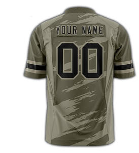 Breathable Soft Fabric American Football Jersey Wholesale Custom OEM ODM Service High <b>Performance</b> Athletic <b>Wear</b> - Product Image 3