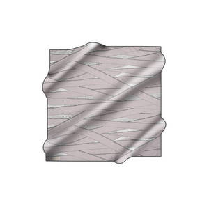 ผ้าพันคอทวิลลายเรขาคณิตขนาด90x90ของปิแอร์การ์แดง – เครื่องประดับศีรษะและผ้าพันคอ - Product Image 1