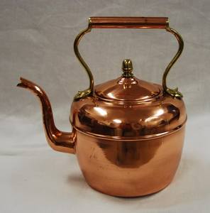 Polished Copper Coffee <b>Pot</b> With Glossy Finish Perfect Gift Idea For Coffee Lovers And Traditional Drink Enthusiasts - Product Image 2