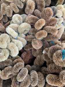 แปรงขัดมะพร้าวแผ่นใยมะพร้าวธรรมชาติแปรงผักมะพร้าวทรงกลมทำด้วยมือ - Product Image 6