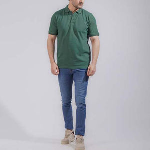 Chemises à manches courtes pour hommes, style streetwear, coupe ajustée, écologiques, séchage rapide, respirantes, en toile, grandes tailles, motif uni - Product Image 4