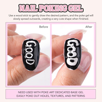 Robifel Private Labels Magic Poking Nail Art Gel 3D Sculpting Gel Classic Nail Poke Gel Polish Organic Nail Polish