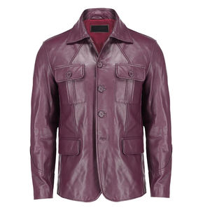 Chaqueta de motociclista Legacy Black para hombre con cremallera de anilina de piel de oveja auténtica con forro de viscosa acolchado y bolsillos interiores y exteriores - Product Image 6