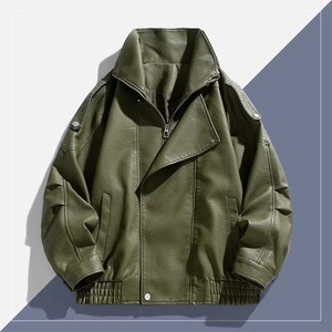 แจ็กเก็ตหนังระบายอากาศได้ดีสำหรับฤดูใบไม้ร่วงฤดูหนาว - Product Image 1