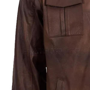 Camisa de cuero de punto para hombre de la mejor calidad, colores personalizados, transpirable y a precio mayorista - Product Image 4