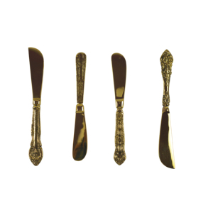 Juego de cubiertos de herramientas de queso de metal comercial de diseño exclusivo Cubiertos hechos a mano únicos en caja de regalo para ocasiones especiales Bajo costo - Product Image 3