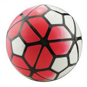 Ballon de football blanc et orange taille 5 en PU, cousu à la machine, pour entraînement et matchs, pour joueurs adultes - Product Image 1