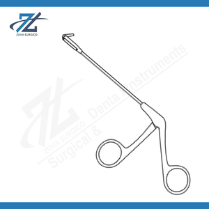 Backbiter de alta calidad, Manual quirúrgico de acero inoxidable, reutilizable, certificado CE, uso de cirugía General, instrumento de mandíbula de 200mm de largo, 7x2mm - Product Image 2
