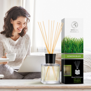 Diffuseur de parfum Aromatika à la citronnelle 200 ml avec huile essentielle naturelle, parfum d'ambiance longue durée et énergisant - Product Image 5