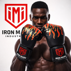 ถุงมือชกมวย MMA แบบกำหนดเอง หนัง PU สำหรับการแข่งขันระดับมืออาชีพ % ด้ามจับแบบสั่งทำพิเศษ ระบายอากาศได้ดี - Product Image 2