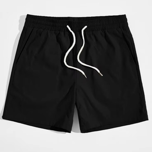 Shorts de course décontractés pour hommes, en toile unie, respirants, à séchage rapide, coupe-vent, 100 % coton tricoté, coupe ample, personnalisables avec logo – Meilleures ventes - Product Image 4