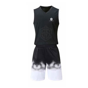 Ensemble d'uniformes de basketball 100 % polyester de haute qualité, directement de l'usine, antibactérien, couleurs personnalisables, meilleur prix, nouvelle collection, vente chaude - Product Image 1