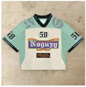 เสื้อเจอร์ซีย์ฟุตบอลแบบอเมริกันสำหรับผู้ชายเสื้อเจอร์ซีย์ตาข่ายพิมพ์ซับลิเมชันออกแบบได้ตามต้องการ - Product Image 2