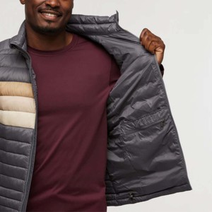 Gilet isolé en duvet de canard robuste pour hommes | Équipement de plein air durable et respirant, essentiel pour les activités hivernales - Product Image 5