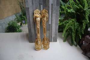 Poignées de porte classiques en métal de qualité lourde pour portes intérieures et extérieures Décor Articles de quincaillerie de meubles de luxe Poignées pour bureau à domicile - Product Image 3