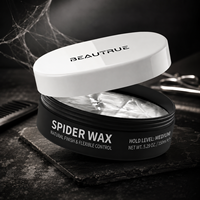 Pomade Lilin Rambut Pria Natural Finish Spider Wax, Tidak Lengket, Daya Tahan Fleksibel Sepanjang Hari, Pasokan Grosir untuk Barbershop