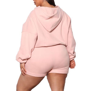 Fourniture directe d'usine Nouvelle conception Sweats à capuche pour femmes et ensemble de 2 pièces Offre Spéciale Sweats à capuche pour femmes à séchage rapide - Product Image 6