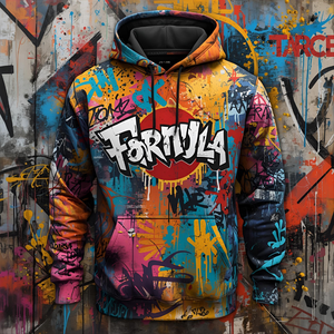 เสื้อฮู้ดสไตล์การแข่ง | เสื้อสวมหัวขนแกะพร้อมโลโก้ที่กำหนดเองผ้าฝ้ายเสื้อสวมหัวมีฮู้ดเลือกโลโก้พิมพ์และเย็บปักถักร้อย - Product Image 3