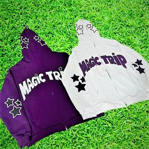 เสื้อฮู้ดมีซิปสำหรับผู้ชายเสื้อฮู้ดผ้าฝ้ายโอเวอร์ไซส์แบบกำหนดโลโก้ได้เอง100 - Product Image 5