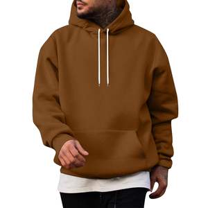 OEM nueva llegada al por mayor pulóver hombres Sudadera con capucha algodón cómodo logotipo personalizado Casual peso pesado Sudadera con capucha de los hombres - Product Image 5