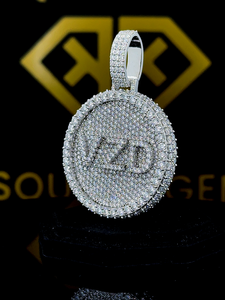 Colgante Hip Hop con Letra Personalizada, Colgante con Número Hip Hop para Hombre, Colgante de Moissanita, Joyería Hip Hop Ice Out - Product Image 2