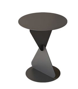 Mesas de centro de Metal negro modernas, mesa auxiliar lateral al por mayor para el hogar, artesanía, oficina, sala de estar y dormitorio, hecho en India - Product Image 6