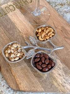 Nouveau Design de feuille bol de service en bois nouveau Look plat de riz en Popcorn fait à la main saladier en bois à vendre - Product Image 5