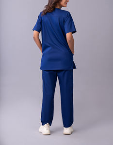 Uniformes Médicos de Verano de Talla Grande, Ecológicos, Ligeros y Modernos, Conjuntos de Uniformes Médicos de Lona Blanca de Manga Corta para Enfermeras - Product Image 3