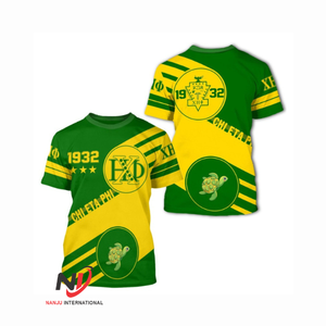 Chi Eta Phi Femme Casual Goutte Épaule Ras Du Cou À Manches Courtes Couleur Unie T-shirt Surdimensionné avec Logo Personnalisé - Product Image 1