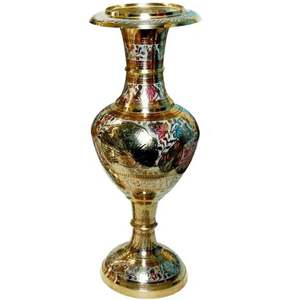 Florero decorativo moderno de Metal de latón más vendido para decoraciones de bodas y jardines florero de latón de diseño clásico - Product Image 6