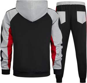 Sudadera con capucha transpirable Eco-Friendly Impreso Patrón sólido Invierno Peso pesado SWEATSUIT Técnica de diamantes de imitación Ligero - Product Image 3