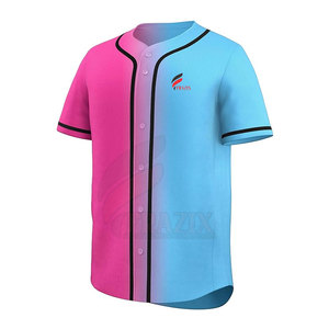 เสื้อเจอร์ซีย์เบสบอลติดกระดุมเสื้อเจอร์ซีย์สีทึบผลิตจากปากีสถาน - Product Image 6