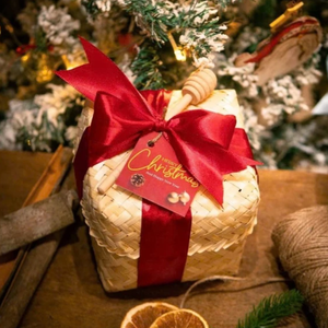 CESTAS DE BAMBÚ DE Cubo Hechas a Mano Estilo Rústico para Embalaje de Regalo Ideal para Cesta de Regalo de Boda Elegante y Sostenible - Product Image 4