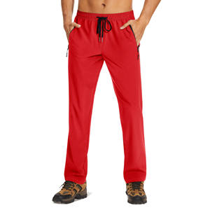 Logo personnalisé Pantalons pour hommes en tricot extensible dans les 4 sens de haute qualité Pantalons d'entraînement en polaire athlétique Jogging surdimensionnés avec poches Pantalons pour hommes - Product Image 1