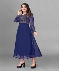 Fusion de mode: Style pakistanais Salwar Kameez - Fusion de styles traditionnels et modernes, créant une mode chic et élégante - Product Image 2