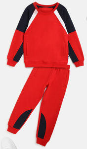 ชุดวอร์มผ้าฝ้ายสำหรับเด็กชุดสองชิ้นเนื้อนุ่มสวมใส่ได้ทุกวันสำหรับเด็กทารกและวัยรุ่น - Product Image 5